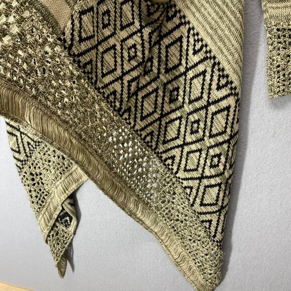 Akira Chicago Sweater Cardigan Womens Large Waterfall Boho Southwestern Soft - Picture 7 of 14